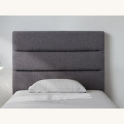 HH09 Kingsland Fabric Headboard — Single / King Single / Graphite Grey [Furntech SKU: PR115]