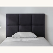HH06 St Clair Fabric Headboard — Single / King Single / Black [Furntech SKU: PR124]