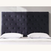 HH12 Epsom Fabric Headboard — Super King / Black [Furntech SKU: PR325]