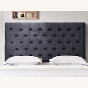 HH12 Epsom Fabric Headboard — Queen / Dark Grey [Furntech SKU: PR335]