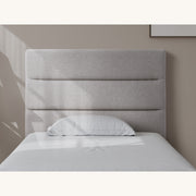 HH09 Kingsland Fabric Headboard — Single / King Single / Sandstone [Furntech SKU: PR365]