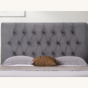 HH10 Parnell Fabric Headboard — Super King / Gunmetal Grey [Furntech SKU: PR454]