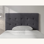HH03 Fendalton Fabric Headboard — Single / King Single / Graphite Grey [Furntech SKU: PR465]