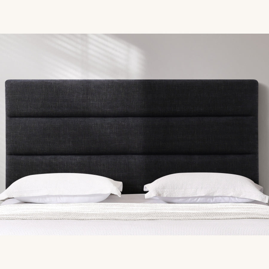 HH09 Kingsland Fabric Headboard — King / Super King / Charcoal Black [Furntech SKU: PR529]