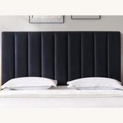 HH13 Ponsonby Fabric Headboard — Queen / Eclipse Black [Furntech SKU: PR616]