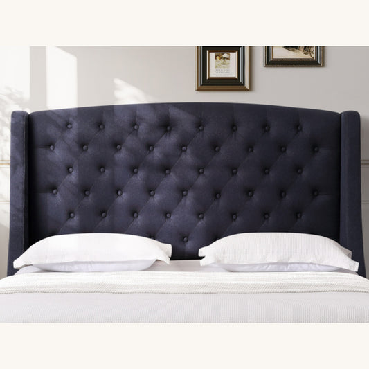 HH22 Newmarket Fabric Headboard — Super King / Dark Grey [Furntech SKU: PR672]