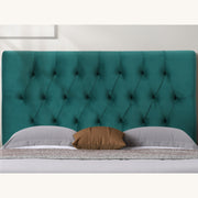 HH10 Parnell Fabric Headboard — Queen / Deep Sea Green [Furntech SKU: PR740]
