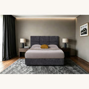 HH06 St Clair Fabric Headboard — King / Super King / Carbon Black [Furntech SKU: PR819]