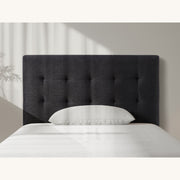 HH03 Fendalton Fabric Headboard — Single / King Single / Grey [Furntech SKU: PR830]