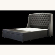 A012 Miramar Fully Upholstered Bed — Queen / Grey [Furntech SKU: PR853]