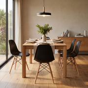 Thrifty Dining Chairs 4pcs Set Black - lifestyle