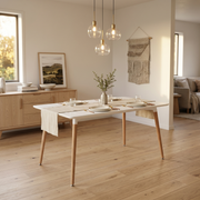 Thrifty 1.5M Dining Table White - lifestyle