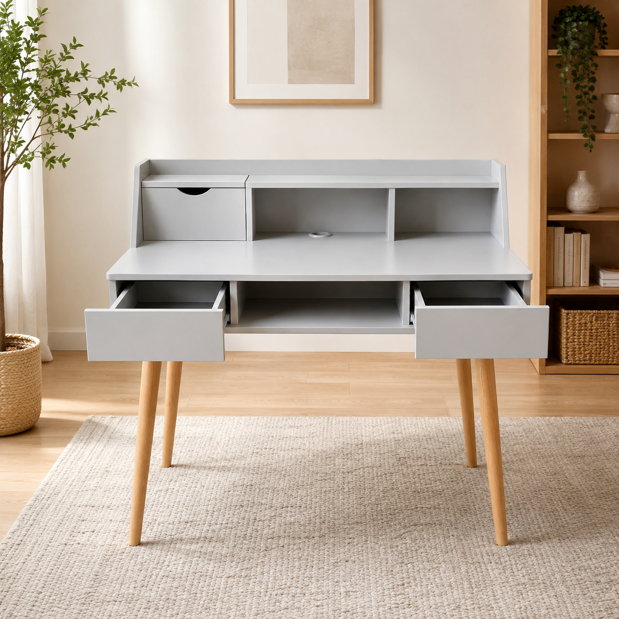 Creative Space Dual Drawer Desk