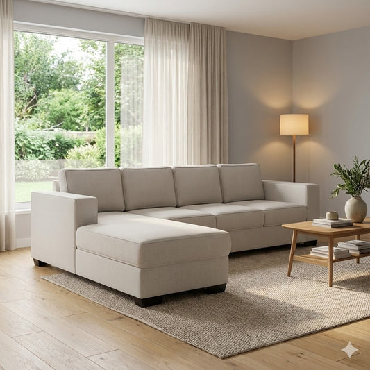 Kiwi Comfort NZ Made 4-Seater Corner Sofa with Chaise