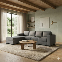 Kiwi Comfort NZ Made 4-Seater Corner Sofa with Chaise