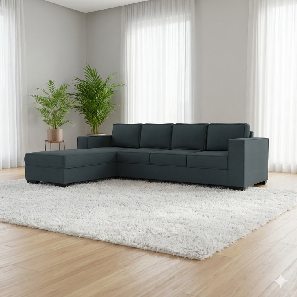 Kiwi Comfort NZ Made 4-Seater Corner Sofa with Chaise