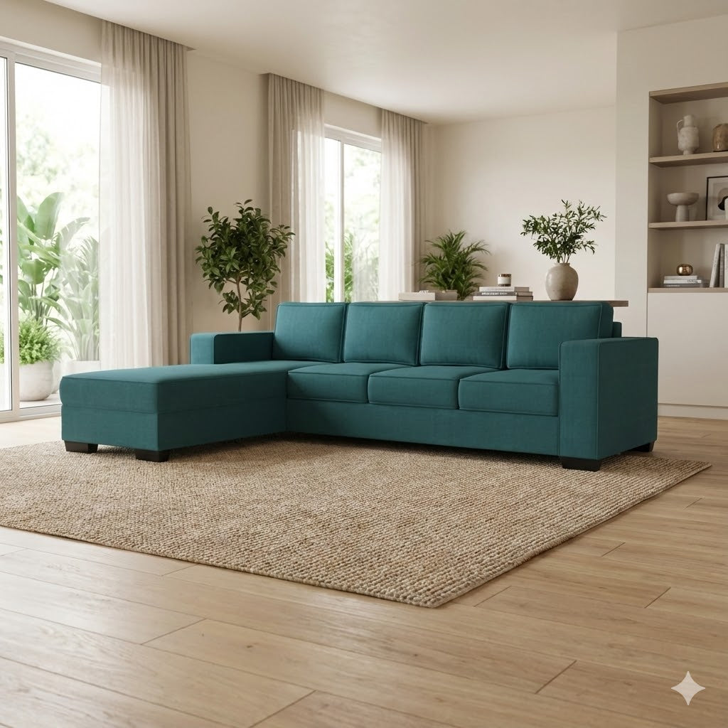 Kiwi Comfort NZ Made 4-Seater Corner Sofa with Chaise