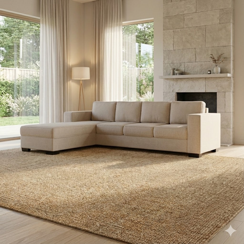 Kiwi Comfort NZ Made 4-Seater Corner Sofa with Chaise