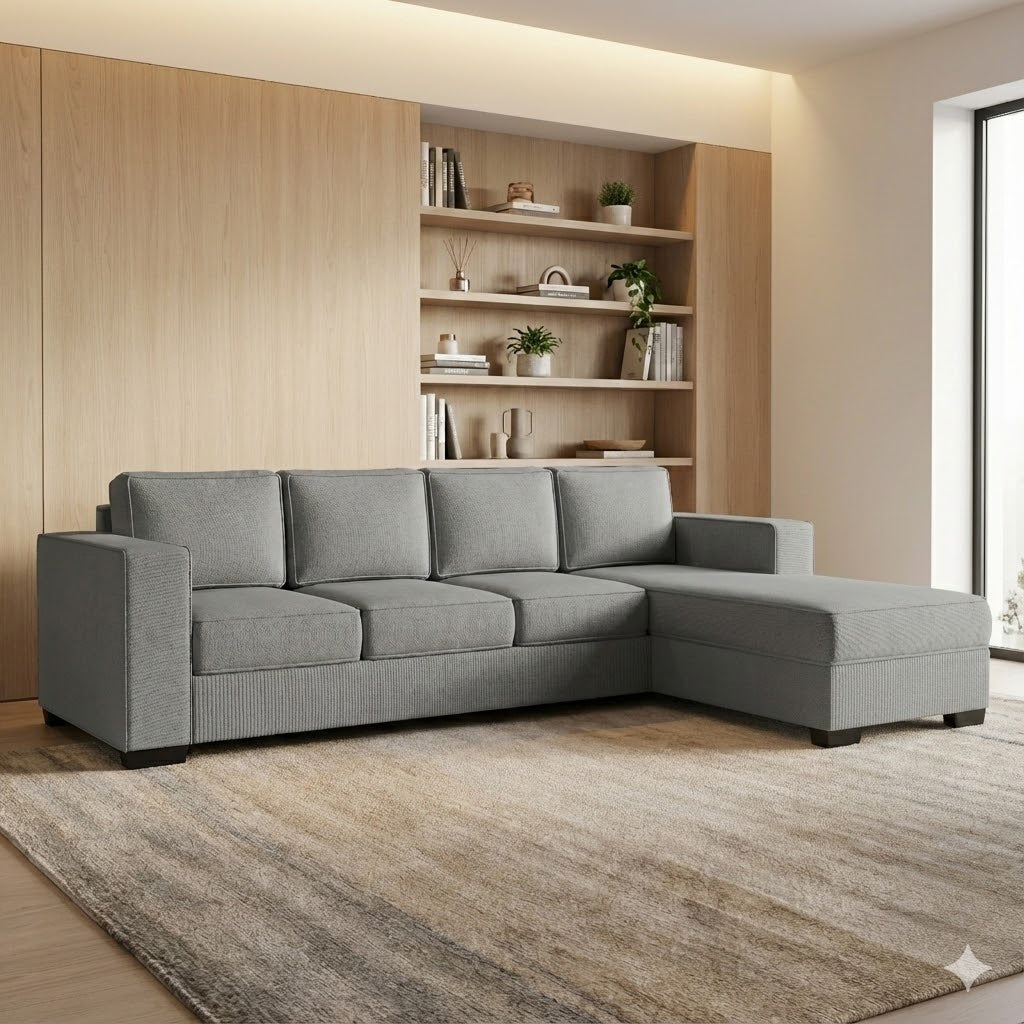 Kiwi Comfort NZ Made 4-Seater Corner Sofa with Chaise