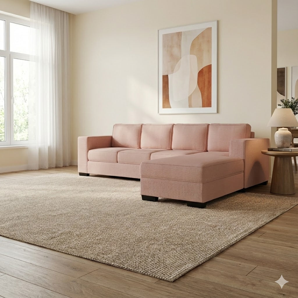 Kiwi Comfort NZ Made 4-Seater Corner Sofa with Chaise