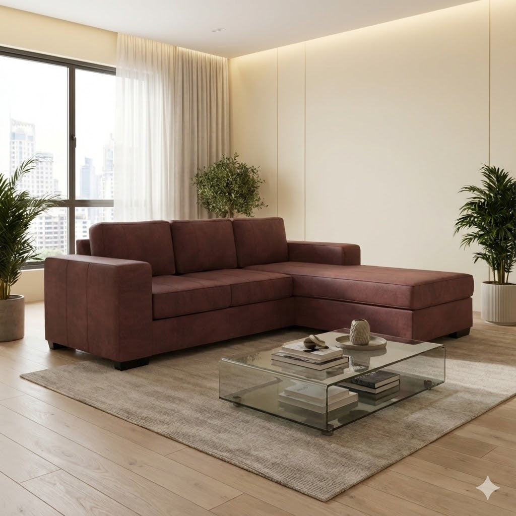 NZ Made Evoque 3 Seater with Chaise Corner Sofa - Image 8 | Furniture World NZ