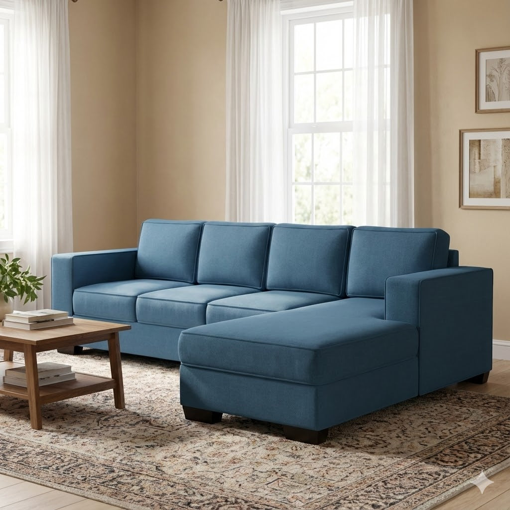 Kiwi Comfort NZ Made 4-Seater Corner Sofa with Chaise