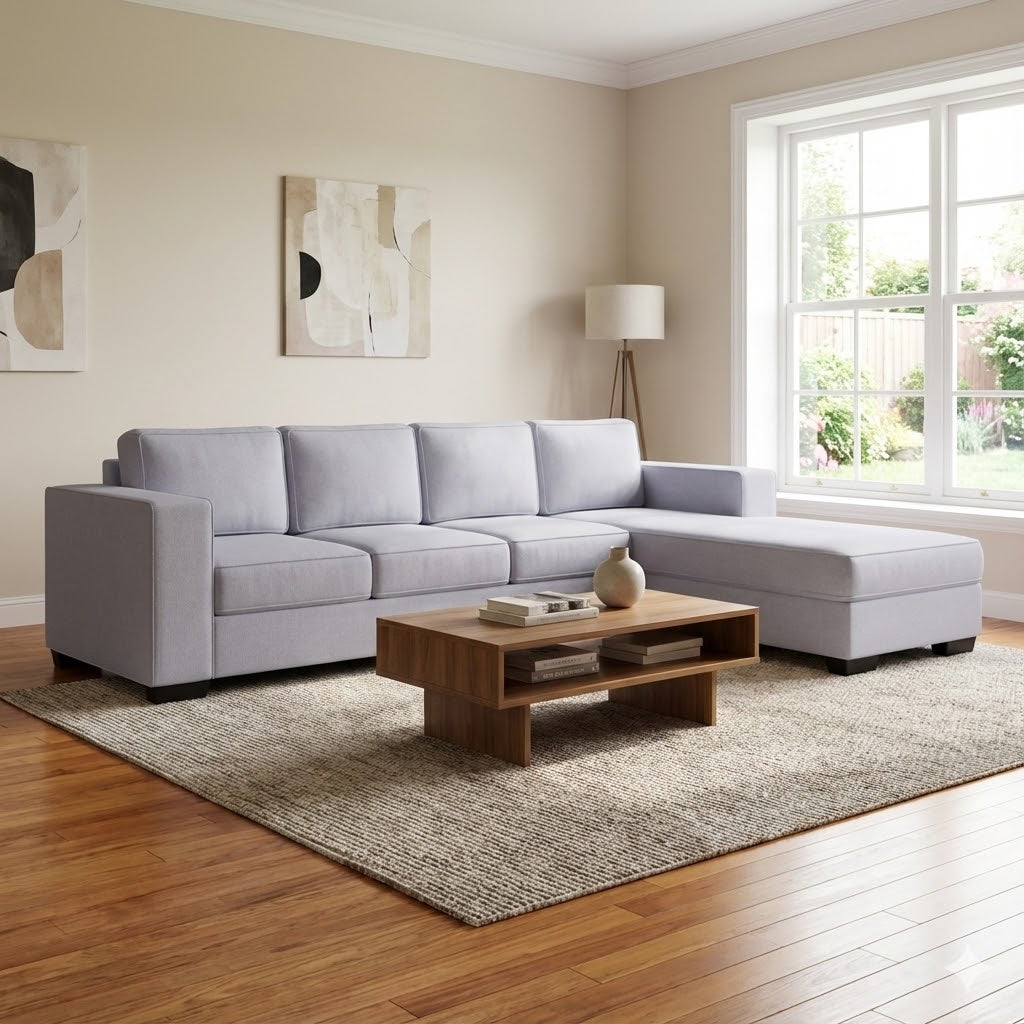 Kiwi Comfort NZ Made 4-Seater Corner Sofa with Chaise