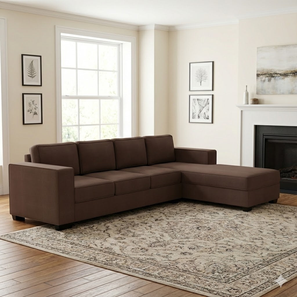 Kiwi Comfort NZ Made 4-Seater Corner Sofa with Chaise