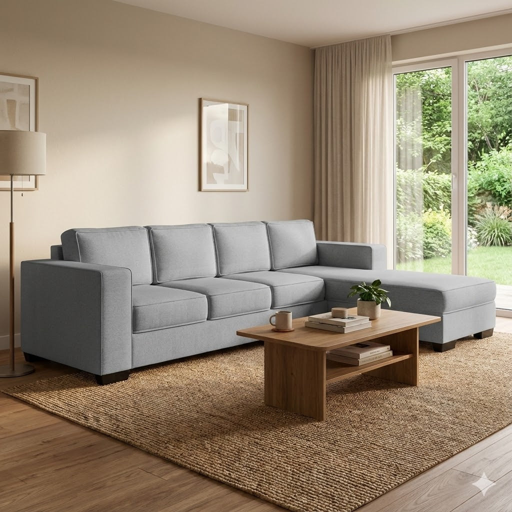 Kiwi Comfort NZ Made 4-Seater Corner Sofa with Chaise
