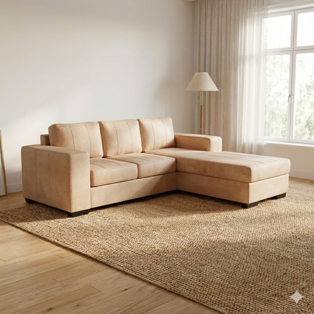 NZ Made Evoque 3 Seater with Chaise Corner Sofa