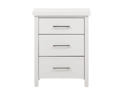 Champion 3 Drw Bedside White