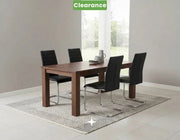 Clarity Dining Chairs Set of 4 Black | Furniture World Auckland