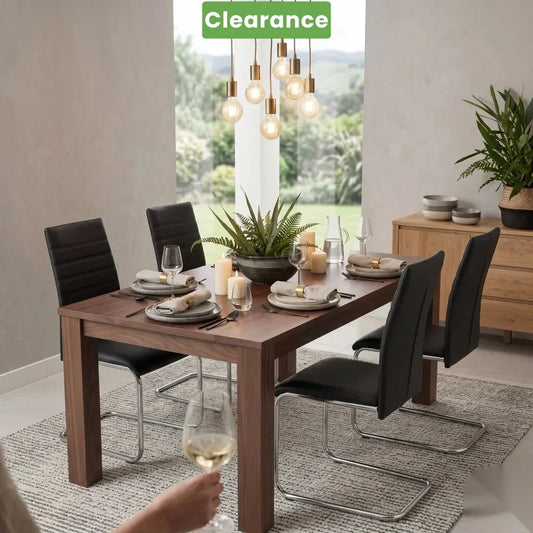 Clarity Dining Chairs Set of 4 Black - alternate view