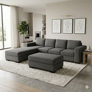 NZ Made CloudNine 4 Seater Corner Sofa With Reversible Chaise