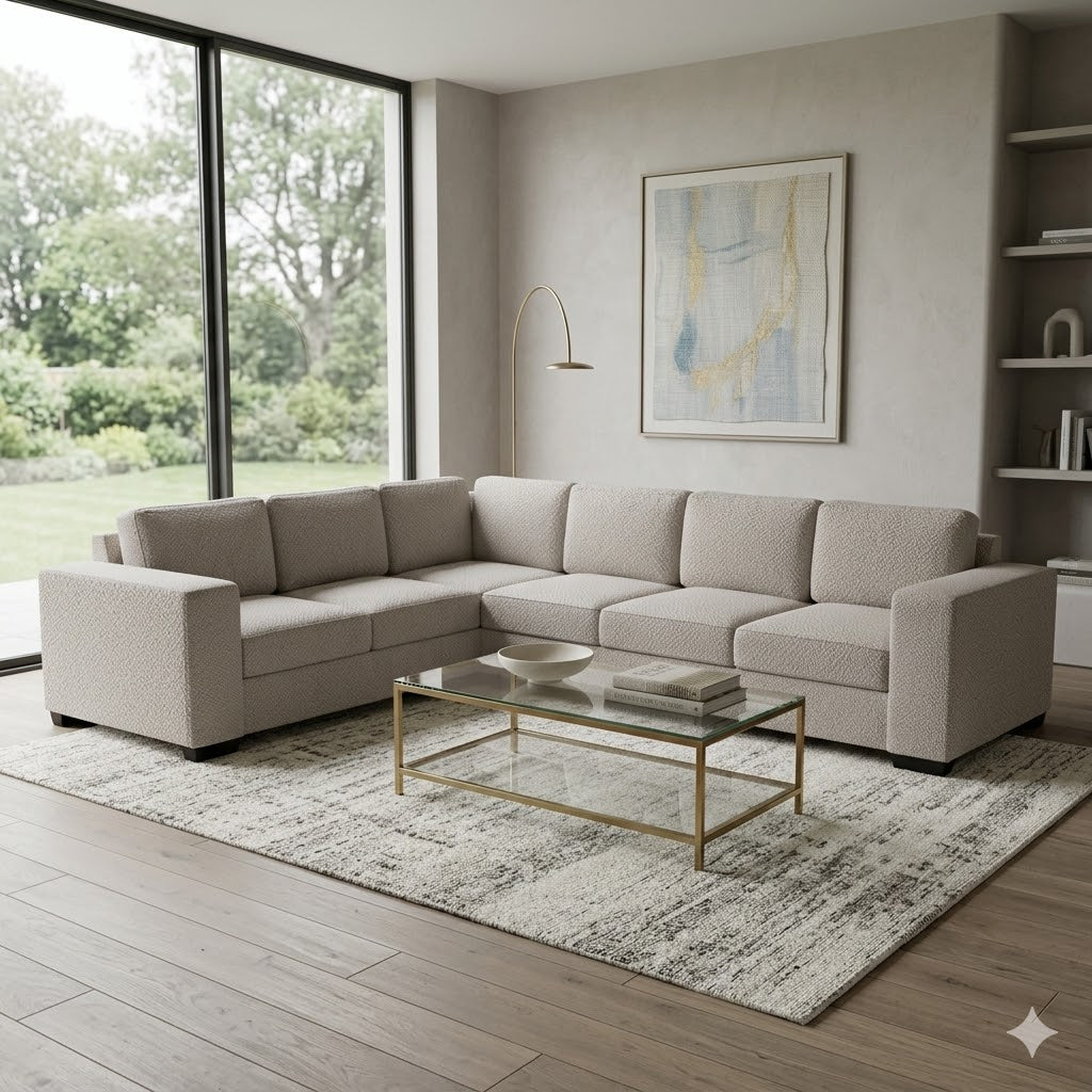 NZ Made CloudNine 6 Seater Corner Sofa - Detail View | Furniture World NZ