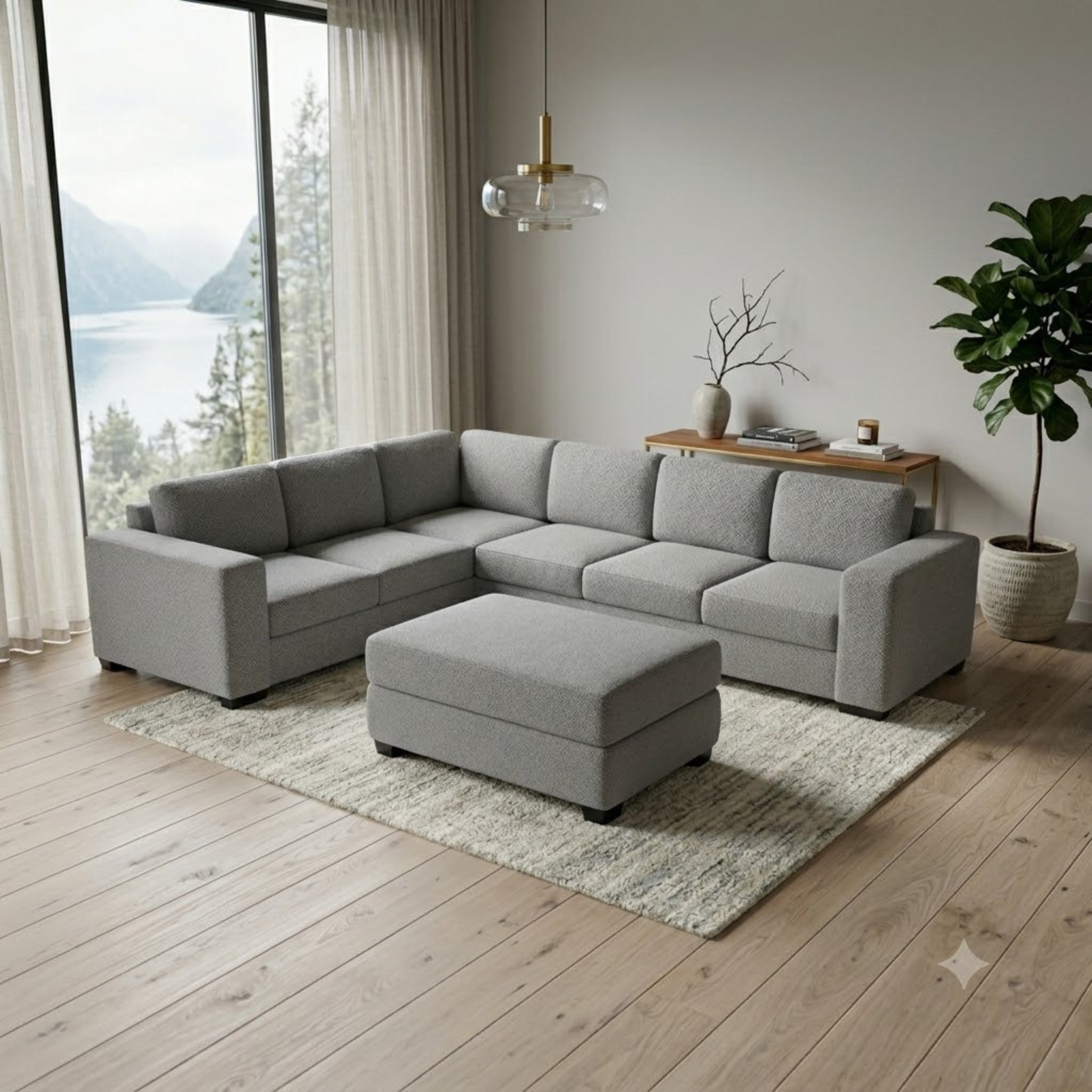 NZ Made CloudNine 6 Seater Corner Sofa