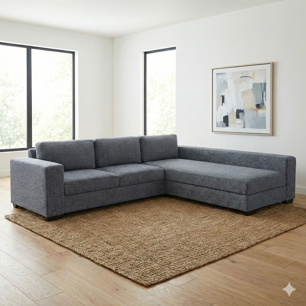 NZ Made CloudNine Long-Arm with Chaise Corner Sofa | Furniture World Auckland