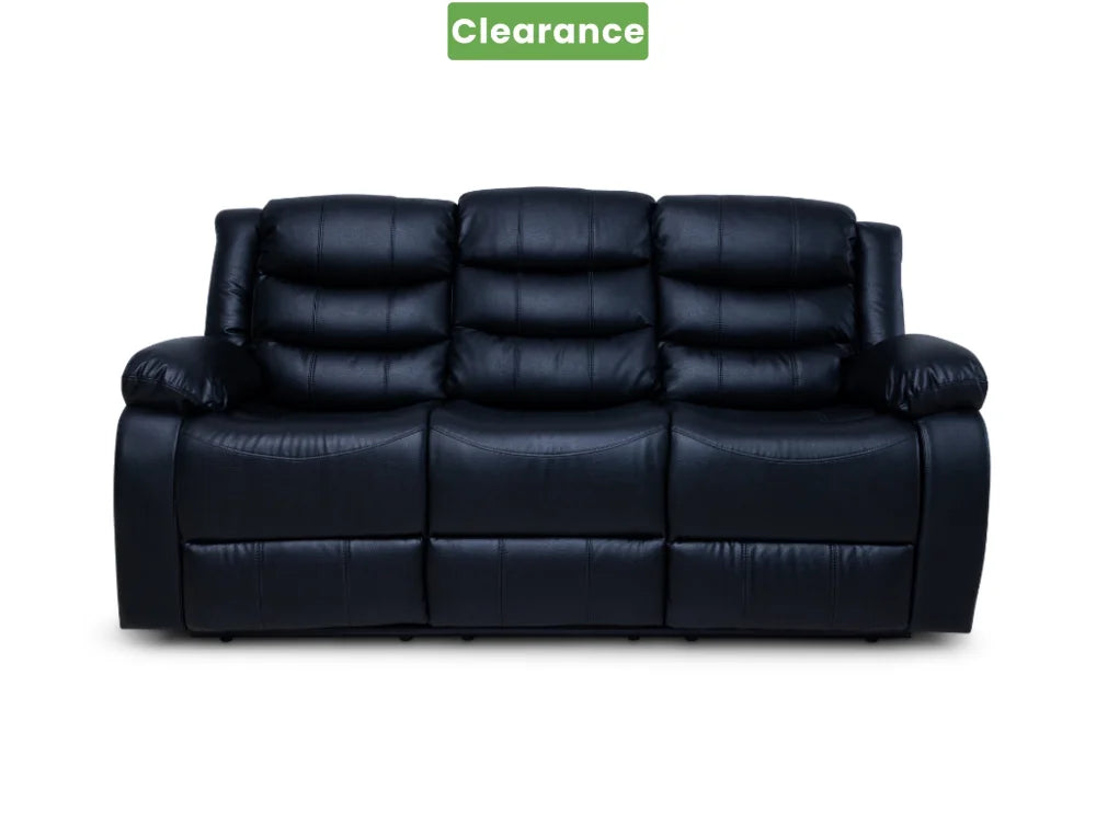 Cozycrown 3Rr Recliner With Cup Holder Black- Pre-Order