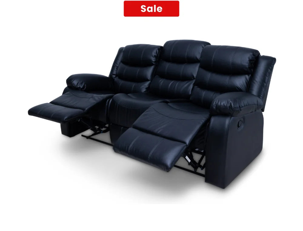 Cozycrown 3Rr Recliner With Cup Holder Black- Pre-Order