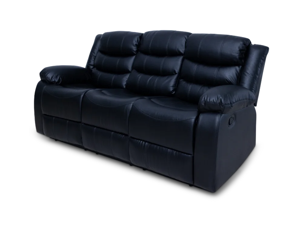 Cozycrown 3Rr Recliner With Cup Holder Black- Pre-Order