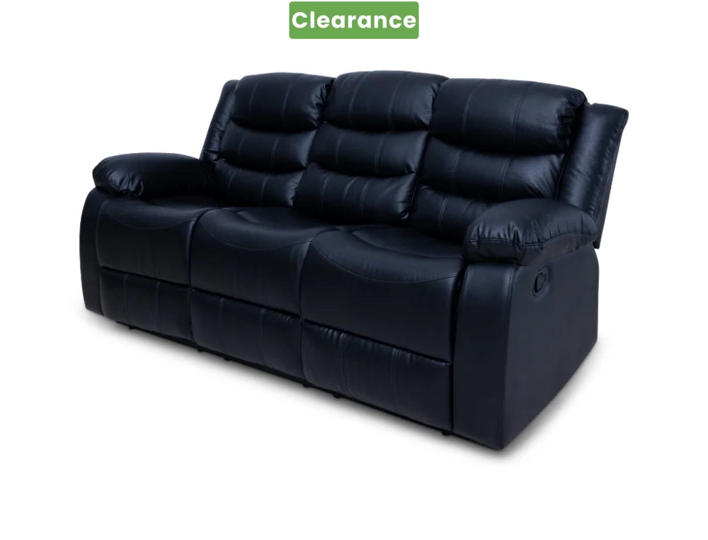 Cozycrown 3Rr Recliner With Cup Holder Black- Pre-Order