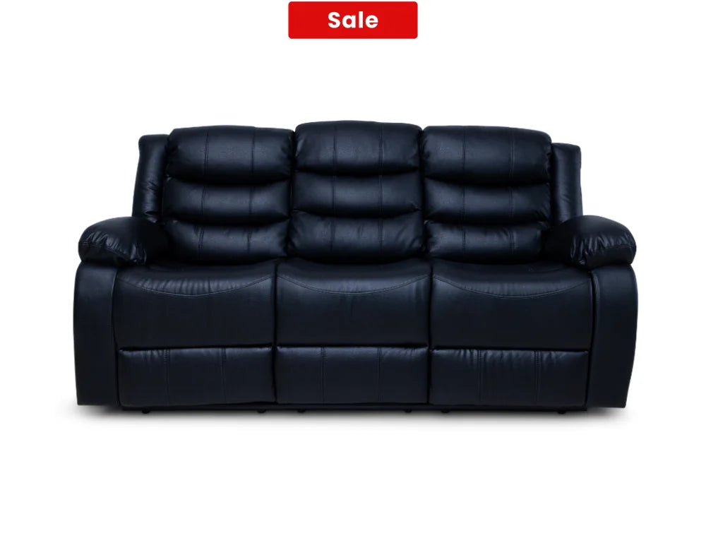 Cozycrown 3Rr Recliner With Cup Holder Black- Pre-Order