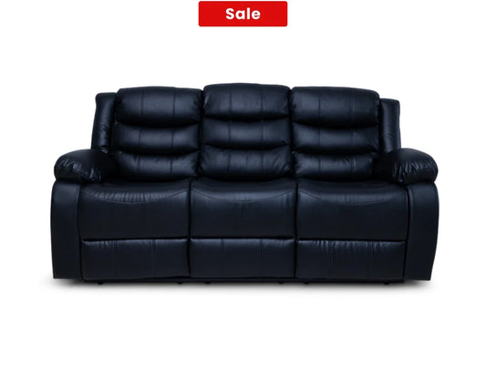 Cozycrown 3Rr Recliner With Cup Holder Black- Pre-Order