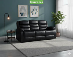 CozyCrown 3RR Recliner with Cup Holder Black