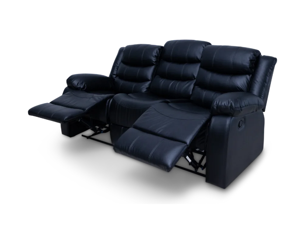 Cozycrown 3Rr Recliner With Cup Holder Black- Pre-Order