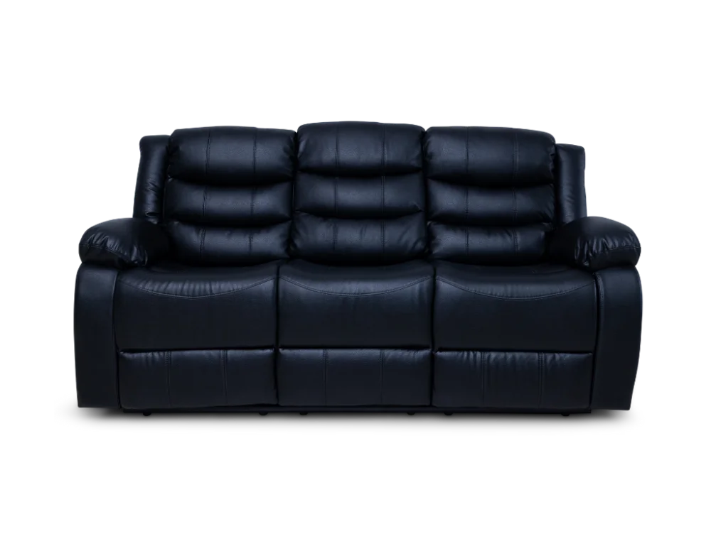 Cozycrown 3Rr Recliner With Cup Holder Black- Pre-Order