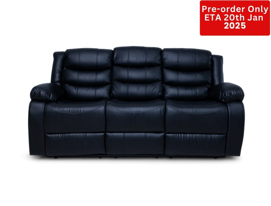 Cozycrown 3Rr Recliner With Cup Holder Black- Pre-Order