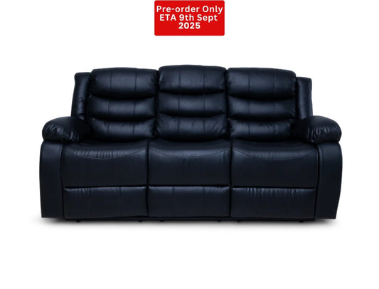Cozycrown 3Rr Recliner With Cup Holder Black- Pre-Order