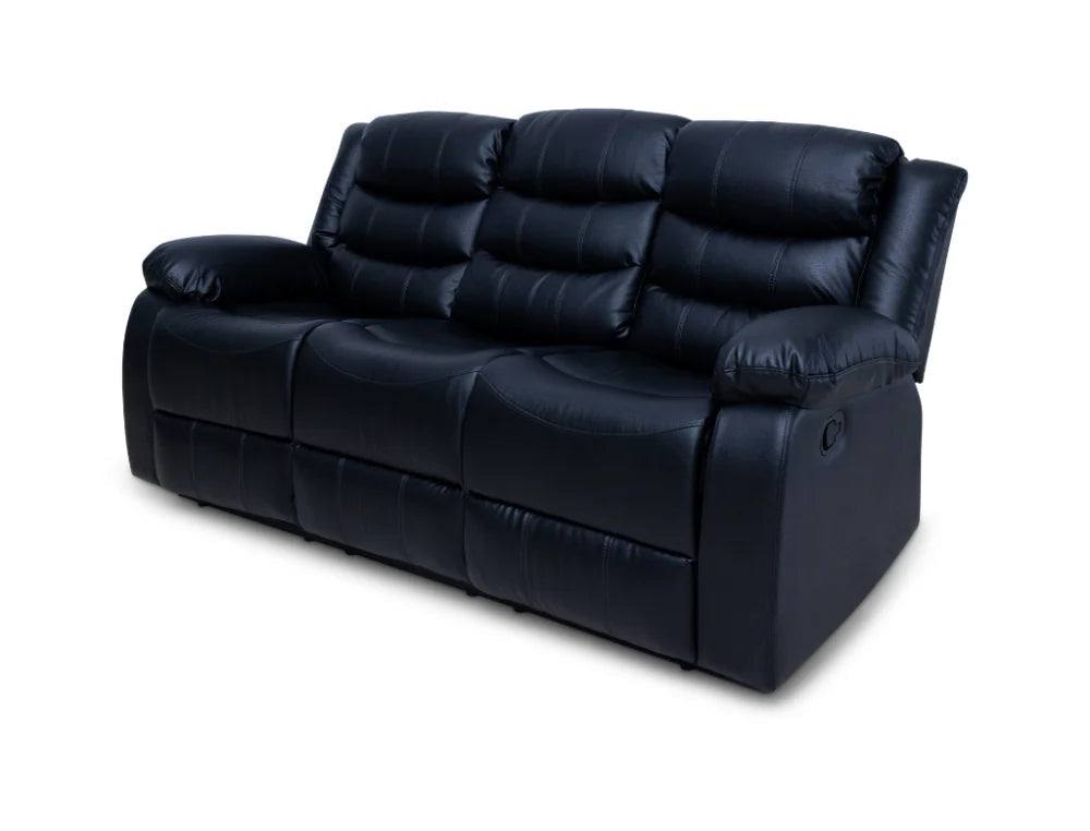 Cozycrown 3Rr Recliner With Cup Holder Black- Pre-Order