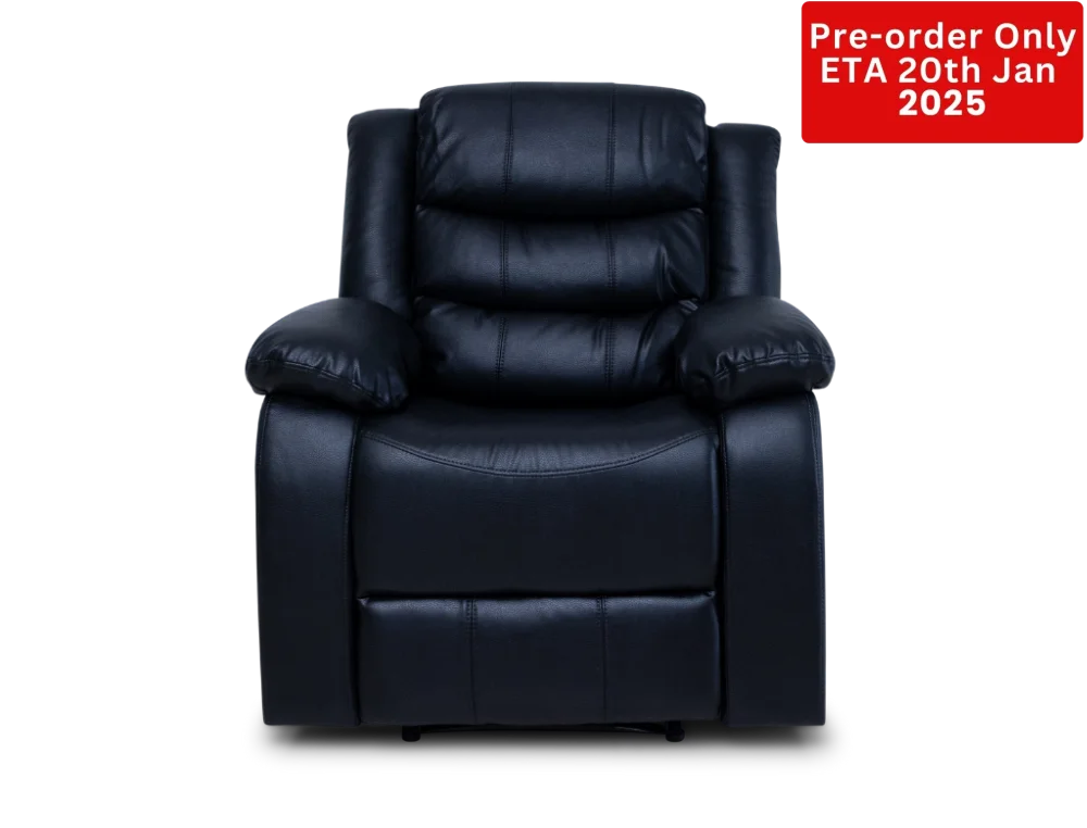 Cozycrown Recliner Chair Black - Pre-Order